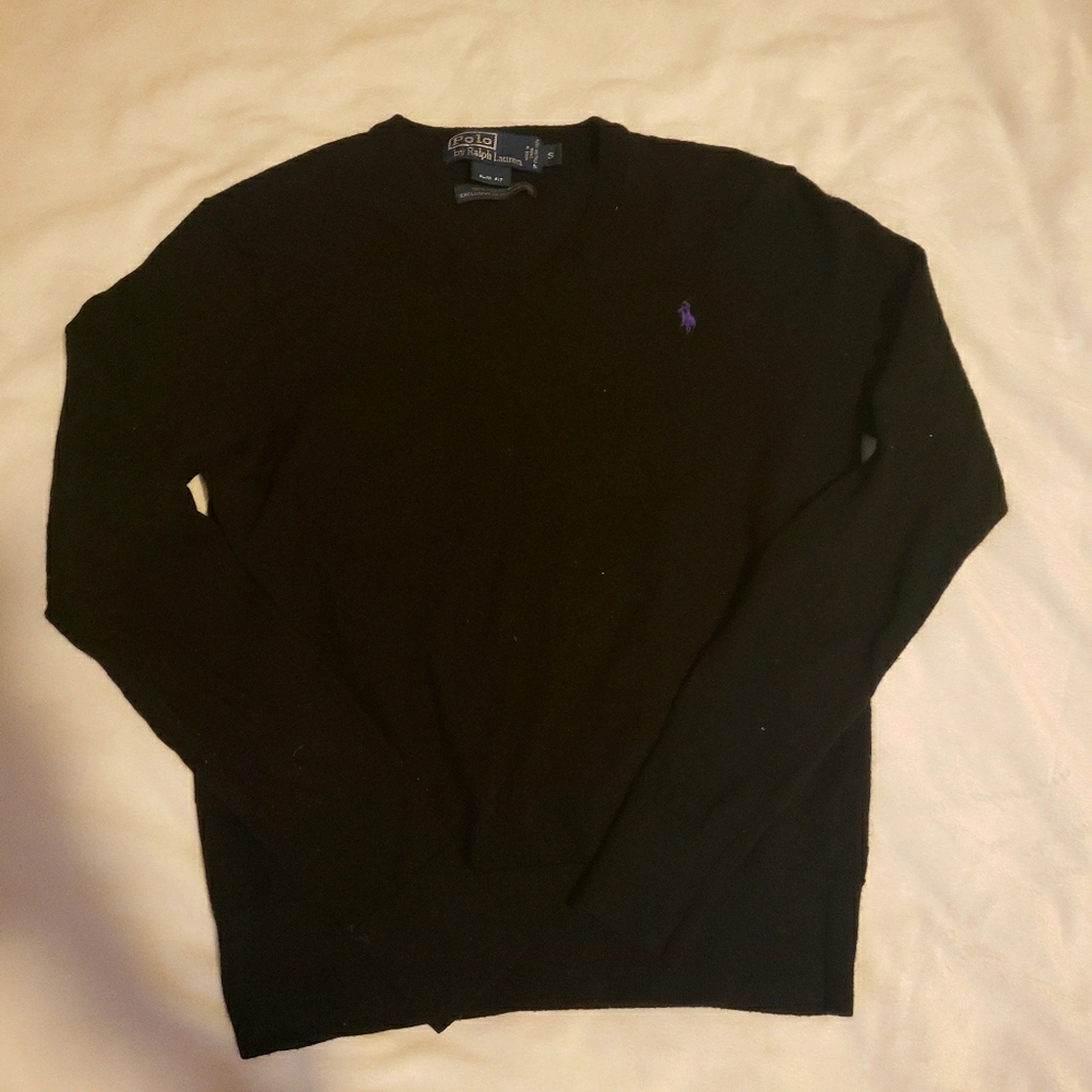 Ralph Lauren Polo Wool Sweatshirt Black